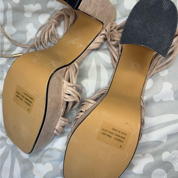 Chic Nude Women's Strappy Heels - Ego - Picture 5 of 5